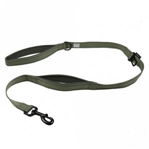 duvoplus explor ultimate fit on-the-road-leine classic - undercover green - 130cm - 16mm
